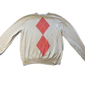 Perry Ellis Large Argyle Sweater